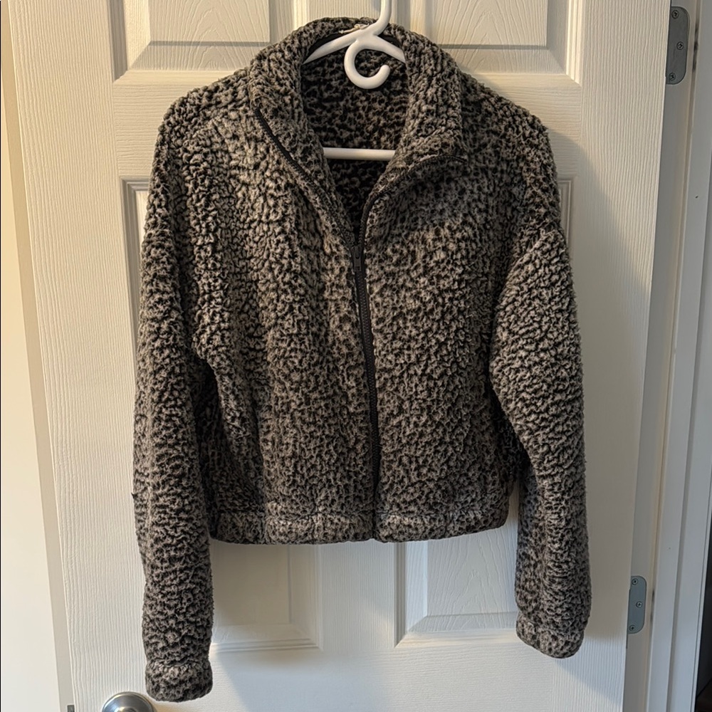 Cozy Sherpa Jacket - Gray